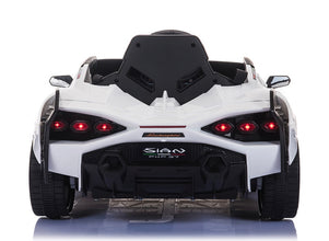 Lamborghini Sian Wit – Elektrische Kinderauto 12V met Vleugeldeuren, Luxe Afwerking, Mp3 speler & afstandsbediening
