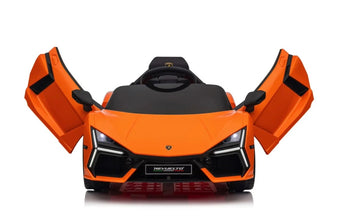 Lamborghini Revuelto 12V Elektrische Kinderauto – Oranje | Met mp3 speler & afstandsbediening