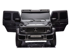 XXL Mercedes G63 Grijs – 2-Zitter 24V Elektrische Kinderauto met MP4-scherm, Luxe Afwerking & Afstandsbediening