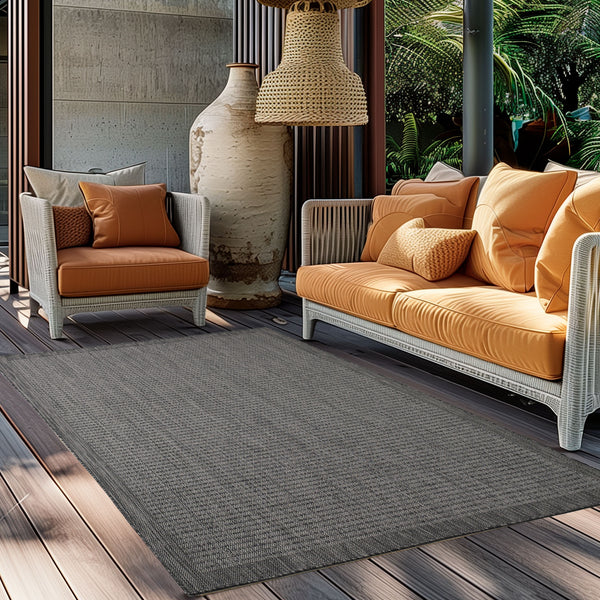Vloerkleed GIZA Black – Voor Binnen en Buiten