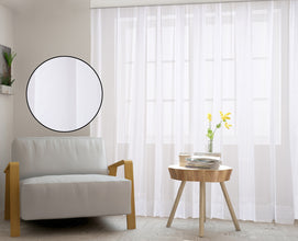 Kant-en-klare Vitrage Gordijnen – Voor Gordijnrails | Wit & Crème