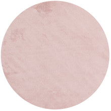 Vloerkleed SKY Rose Rond – Effen, Zacht & Elegant