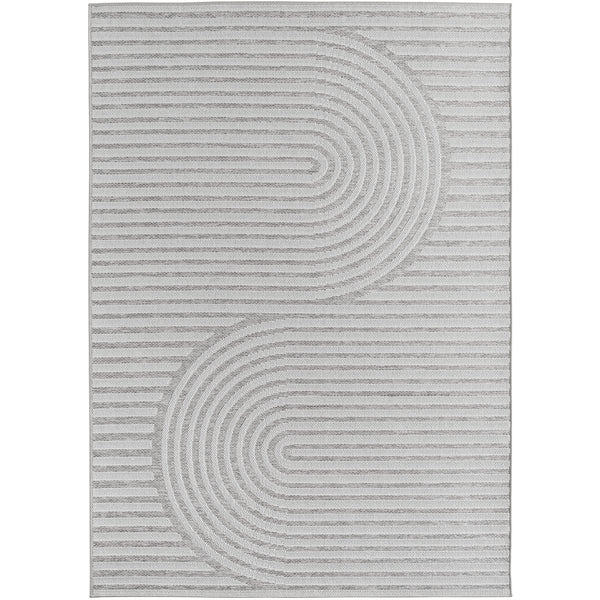 Vloerkleed DESERT 1301 Grey – Japandi Stijl voor Binnen & Buiten
