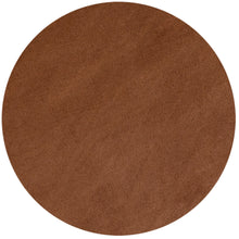 Vloerkleed SKY Brown Rond – Effen, Warm & Praktisch