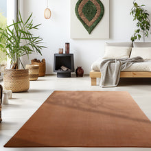 Vloerkleed SKY Brown – Effen, Modern & Praktisch