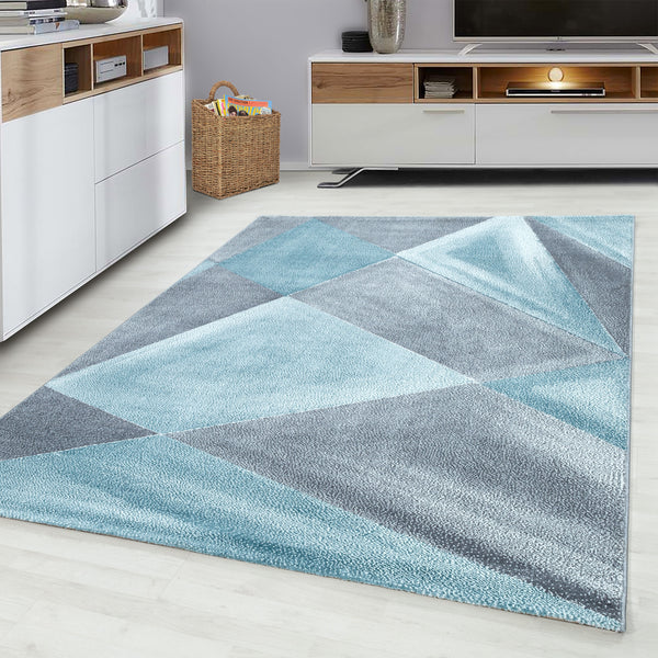 Vloerkleed BETA 113 Blue – Modern Design met Hoog Comfort
