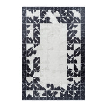 Wasbaar Vloerkleed FIESTA 4307 Black – Modern, Dun & Gebruiksvriendelijk