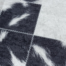 Wasbaar Vloerkleed FIESTA 4307 Black – Modern, Dun & Gebruiksvriendelijk