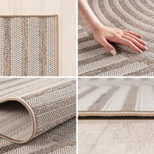 Vloerkleed DESERT 1301 Beige – Japandi Stijl Voor Binnen & Buiten