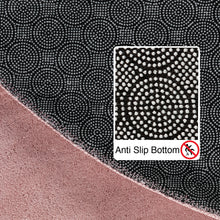 Vloerkleed SKY Rose Rond – Effen, Zacht & Elegant