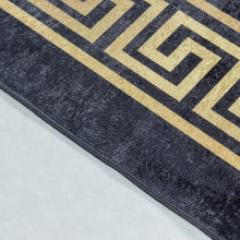 Wasbaar Vloerkleed FIESTA 4305 Black – Dun, Stijlvol & Onderhoudsvriendelijk