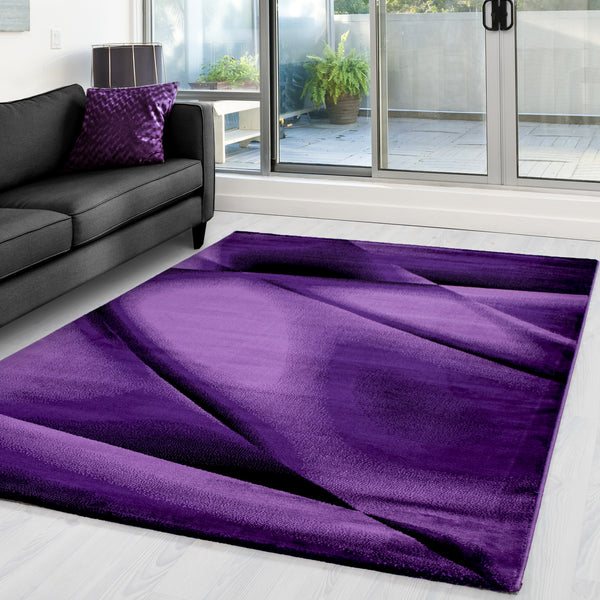 Vloerkleed MIAMI 6590 Lila – Modern Design en Hoogwaardige Kwaliteit