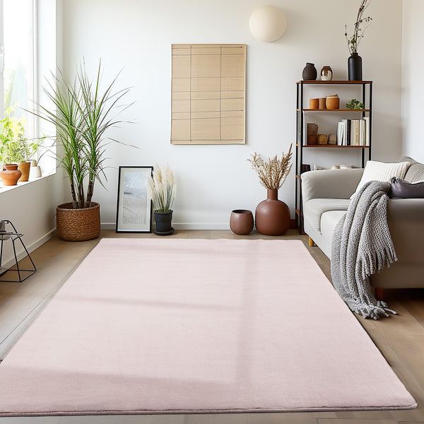Vloerkleed SKY Red – Effen, Modern & Praktisch