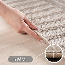 Vloerkleed DESERT 1301 Beige – Japandi Stijl Voor Binnen & Buiten
