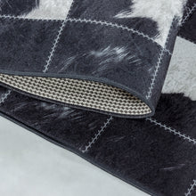 Wasbaar Vloerkleed FIESTA 4307 Black – Modern, Dun & Gebruiksvriendelijk
