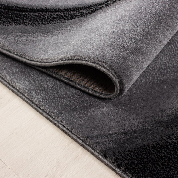 Vloerkleed MIAMI 6630 Black – Modern Design en Hoogwaardige Kwaliteit – detailfoto 2