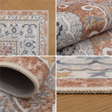 Wasbaar terra vloerkleed Inka 1145 – antislip, 3 mm