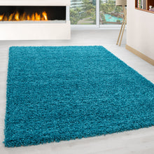 Vloerkleed LIFE Shaggy hoogpolig - Turquoise