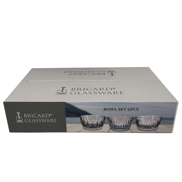 Bricard Avila Schalen – 6-delig – Glas – Ø10 cm – Transparant