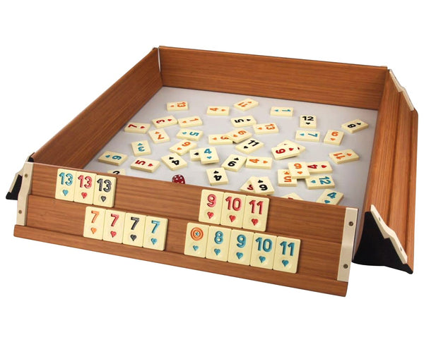 Rummikub / Turks Okey Spel – Houten Rekken