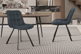 Stoel ARIBA Donkerblauw – stijlvol en comfortabel