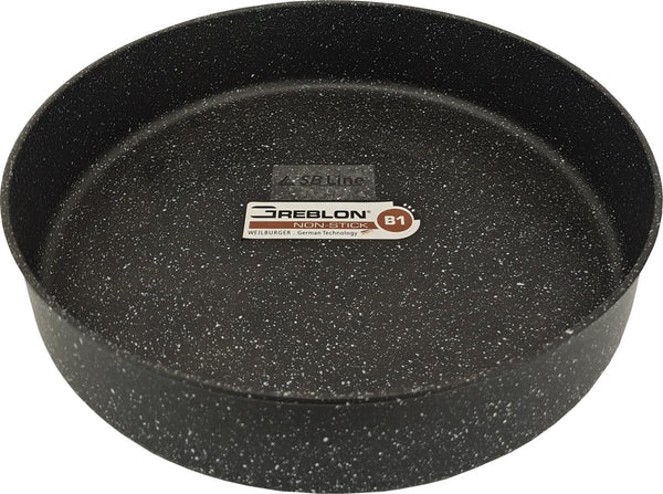 3-Delige Ronde Ovenschaal Set – Zwart, Anti-Aanbaklaag – detailfoto 2