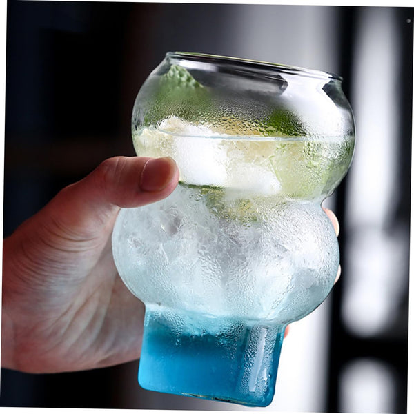Trendy Bubble Glazen – Set van 2 | 500 ml Inhoud – detailfoto 2