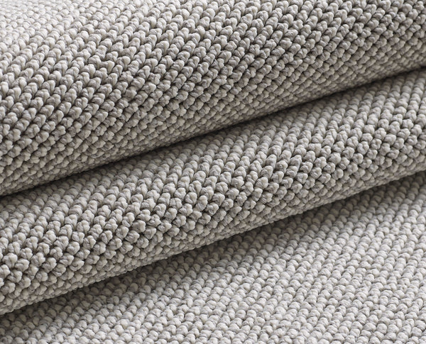 Geweven vloerkleed Loom Silver Grey – effen grijs design woonkamer