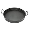 Metalen Ronde Dienblad met Handgrepen – Zwart, 38 cm, Met Motieven