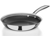 Premium Tri-Ply RVS Koekenpan 24 cm – Non-Stick Honeycomb Coating, Krasvrij, Vaatwasserbestendig en Geschikt voor Inductie