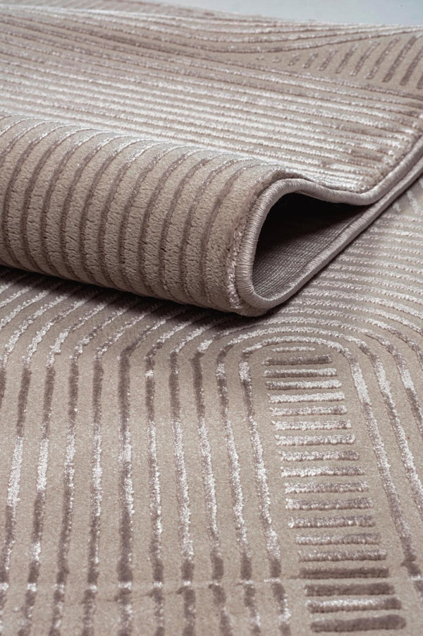 Vloerkleed JAPANDI Beige – Luxe & Trendy Design – detailfoto 2