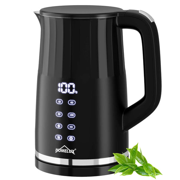 HOMELUX Elektrische Waterkoker 1,7L – 2200W – Met Temperatuurregeling & Warmhoudfunctie