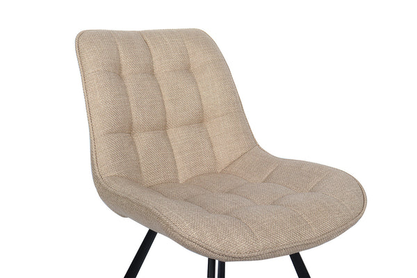 Stoel ARIBA Beige/Lichtgrijs – modern comfort met stijl