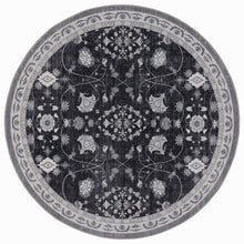 Wasbaar black vloerkleed Inka 1146 – antislip, 3 mm