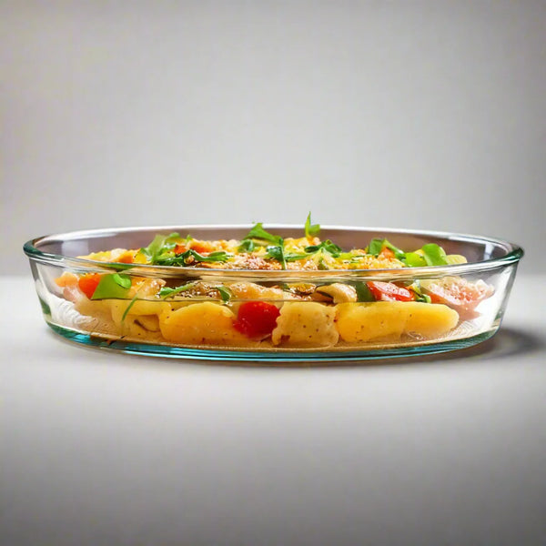 KM Glazen Ovenschaal – Ovaal | 3 Liter