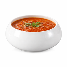 Trendy chubby porseleinen kommen wit set van 6 - 14 cm - voor soep en snacks