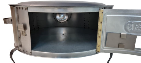 Traditionele Sac Oven – 60 cm – Houtskool & Hout – Afneembare Bakplaat + 50 cm Pijp