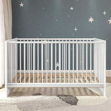 Complete Olivia babykamer wit – 3-delige babykamer set met 3-deurs kledingkast, kinderbed 70x140 cm en dressoir met commode