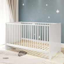 Complete Olivia babykamer wit – 3-delige babykamer set met 3-deurs kledingkast, kinderbed 70x140 cm en dressoir met commode
