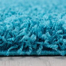 Vloerkleed LIFE Shaggy hoogpolig - Turquoise