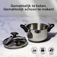 Royal Swiss Snelkookpan – RVS Drukkookpan voor Inductie & Alle Warmtebronnen (Veiligheidsventiel)