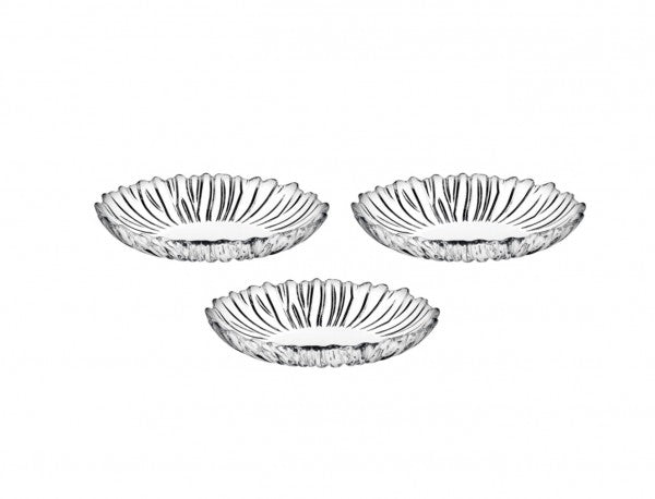 Pasabahce Aurora tapenade schaaltjes ovaal – 3-delig – 9,9 x 15,5 cm