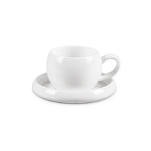 Porseleinen Espresso Kop en Schotel Set 6 Persoons – 12 Delig – 120 ml – LIVENZA Cosmo
