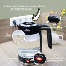 Schäfer Alya Elektrische Theezetapparaat – 2-in-1 Waterkoker en Theepot – 1,7L + 0,8L – Inclusief RVS Theefilter