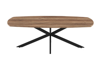 Salontafel Aziz mango decor metaal – moderne rechthoekige design koffietafel