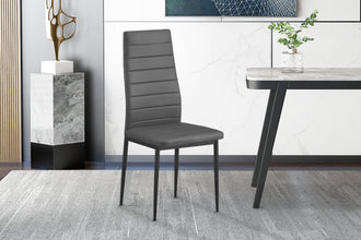 Set van 4 stoelen CATO/KENZO Grijs – stijlvol, modern en veelzijdig