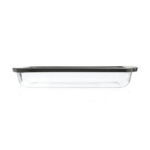 Pasabahce Borcam Ovenschaal met Deksel 3850 ml – Rechthoekig 25x40 cm – Glas – Oven- en Vaatwasserbestendig
