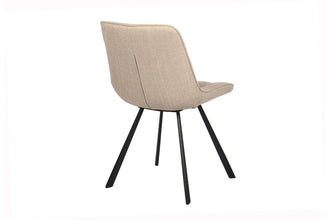 Stoel ARIBA Beige/Lichtgrijs – modern comfort met stijl
