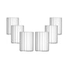 Trendy Glazen Ribble Model – 250 ml (Set van 2)