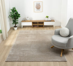 Vloerkleed Elyse Taupe 474 – Klassiek & Tijdloos Design